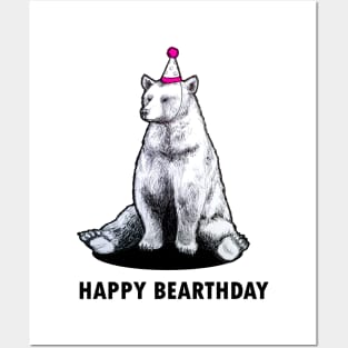 Happy Bearthday Posters and Art